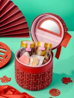 Crimson Pearl Elegance